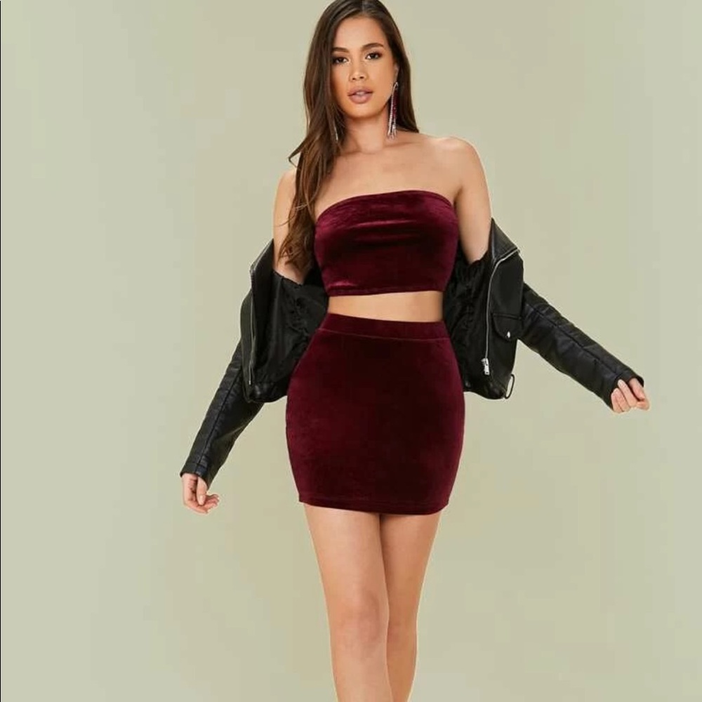 NEW✨ Velvet Two-Piece Outfit 😍